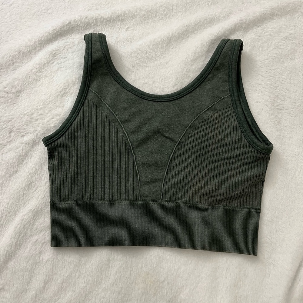 Green sports bra/bralette